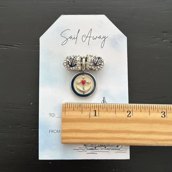 ⚓️ NWT ~ BRIGHTON NAUTICAL CHARM-COLLECTION - Blue and Silver - 3 Bundle - Picture 3 of 13